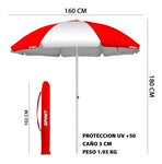 Combo Playa 2 Resposeras Silla Pleglabe + Sombrilla Funda
