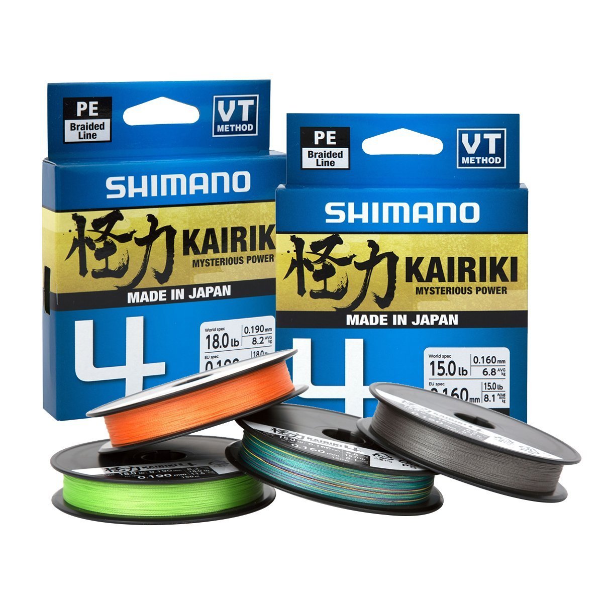Multifilamento KAIRIKI 4 30lb 150mt NARANJA 0.230mm JAPON
