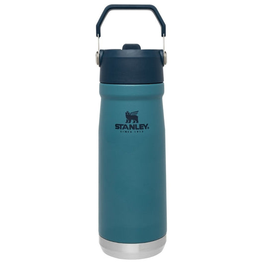 Botella Flip Straw 500 Ml. Azul