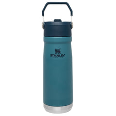 Botella Flip Straw 500 Ml. Azul