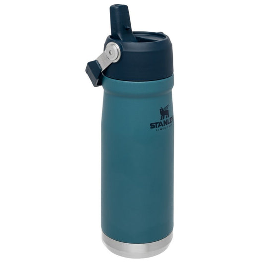 Botella Flip Straw 500 Ml. Azul