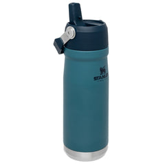 Botella Flip Straw 500 Ml. Azul