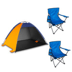 Combo Verano 2 X Sillon Director Plegable + Carpa Playa STX PREMIUN