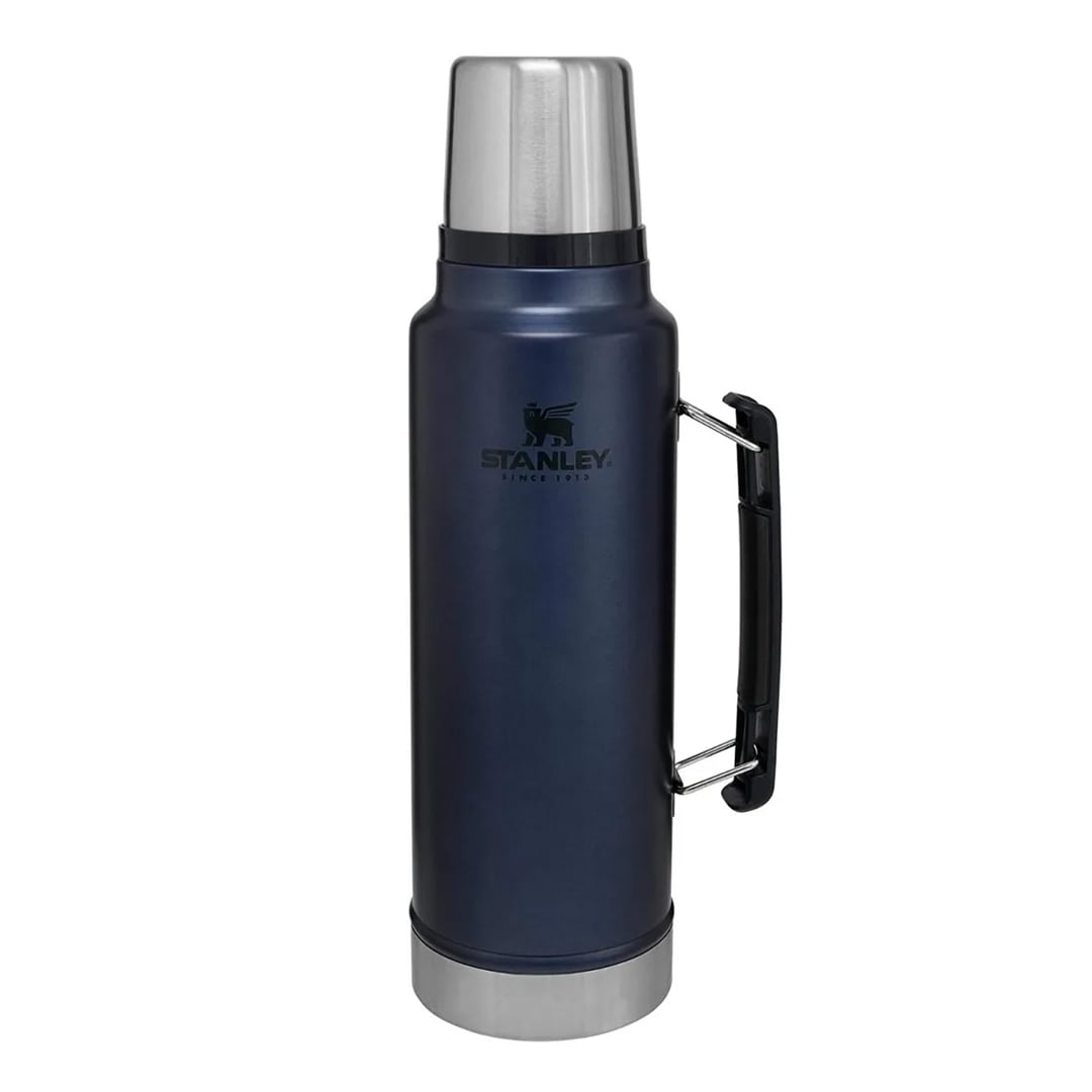 Termo Classic 1 Litro Azul Tapon Cebador 360