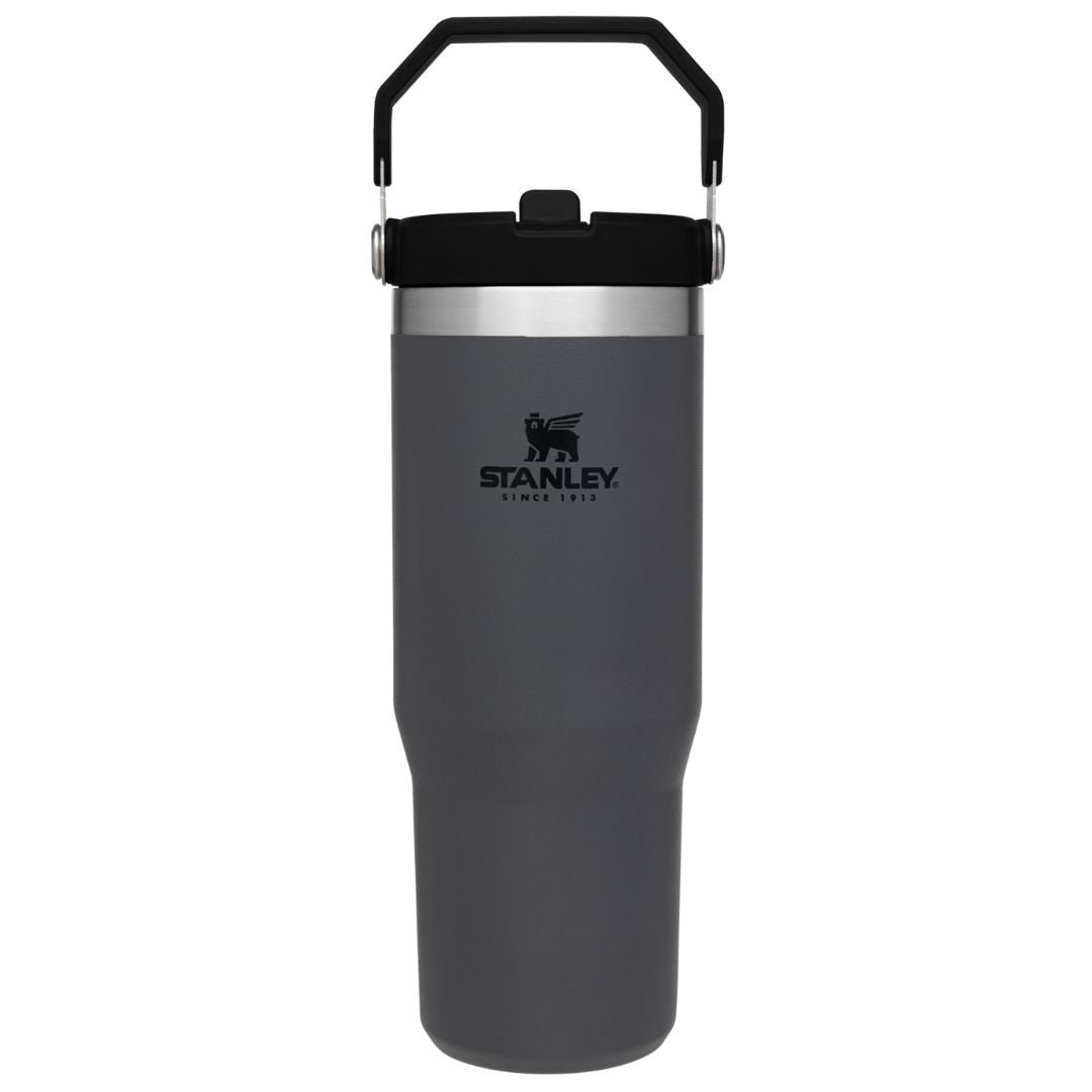 Vaso Flip Straw 887 Ml. Gris