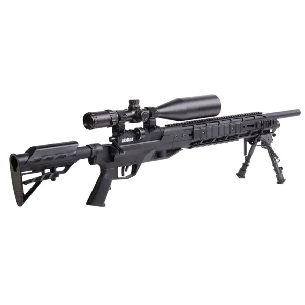 Rifle Armada 5.5 Mm Pcp 1000 Fps + Mira 4-16X50 - Imagen 2