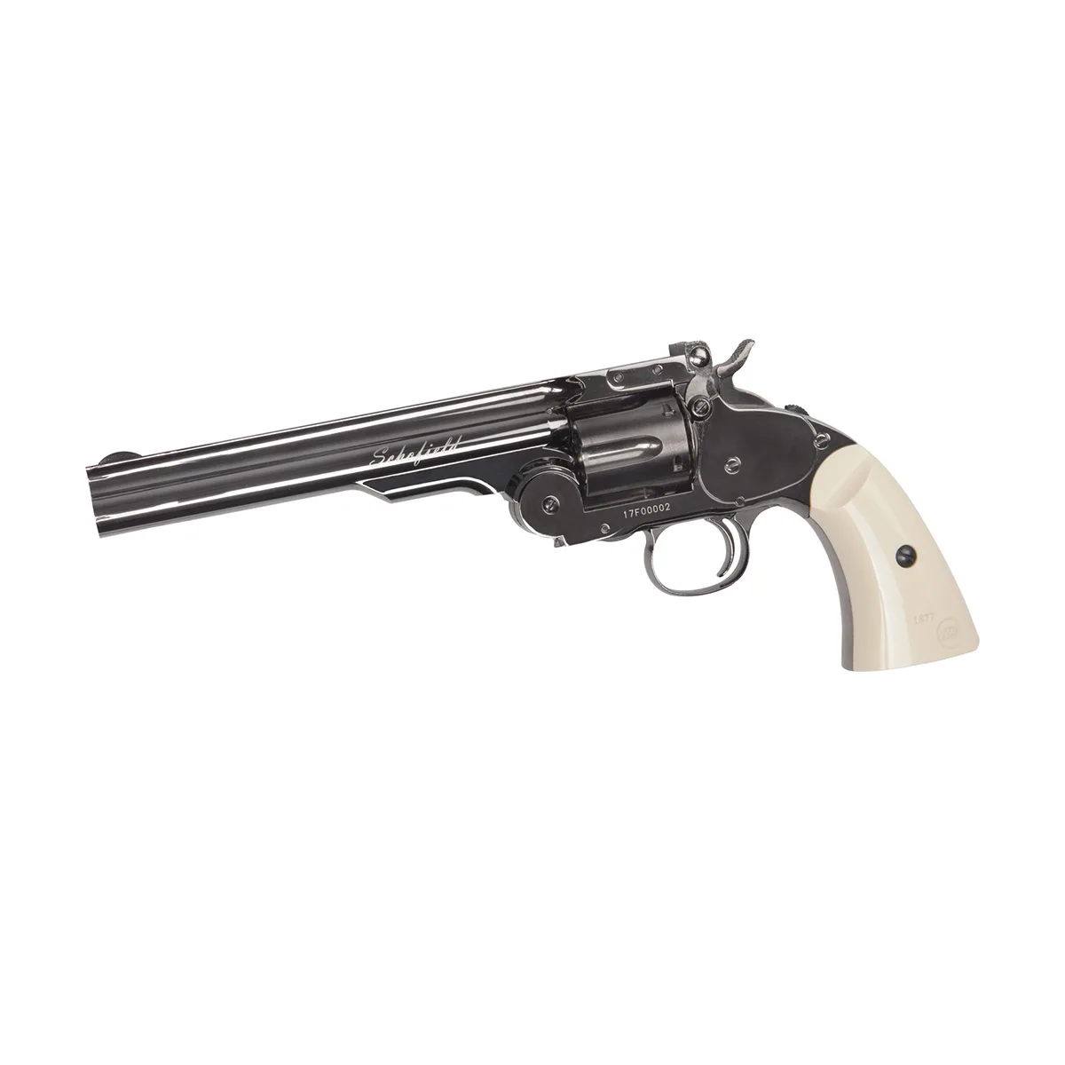 110799-REVOLVER-ASG-SCHOFIELD-SA-6-BLACK-4.5MM-01 REVOLVER ASG SCHOFIELD SA 6 POLISH 4.5M - Imagen 1