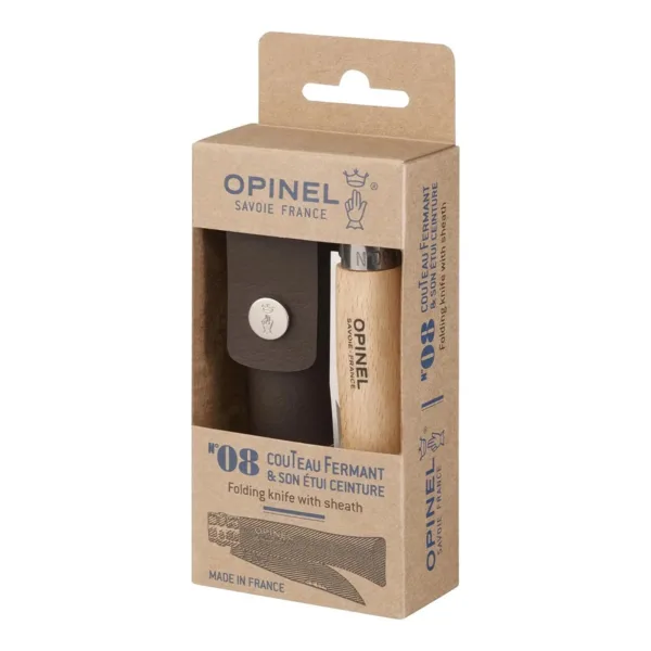 Cortaplumas plegable N°08 con funda cuero sintético - Imagen 6
