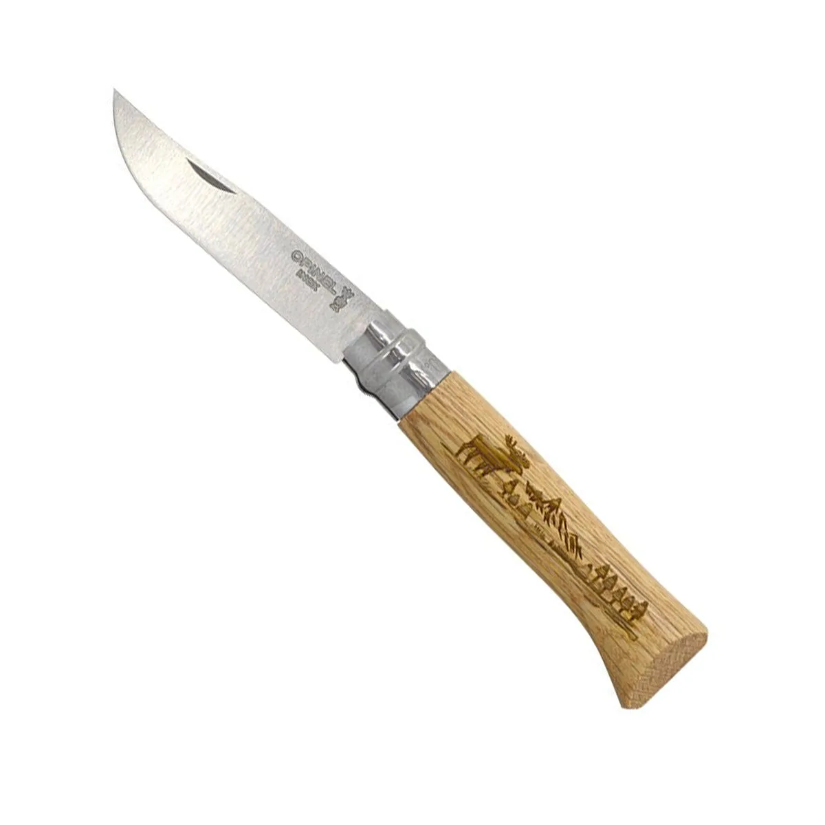 131357-CORTAPLUMAS-OPINEL-N08-AMIMALIA-OAK-MOOSE-01.jpg Cortaplumas plegable N°08 mango grabado Animalia - Imagen 1