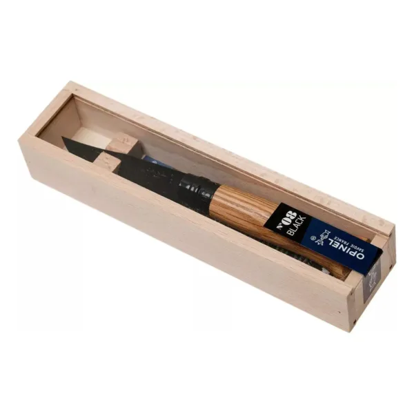 Cortaplumas plegable N°08 Acero negro - Imagen 7