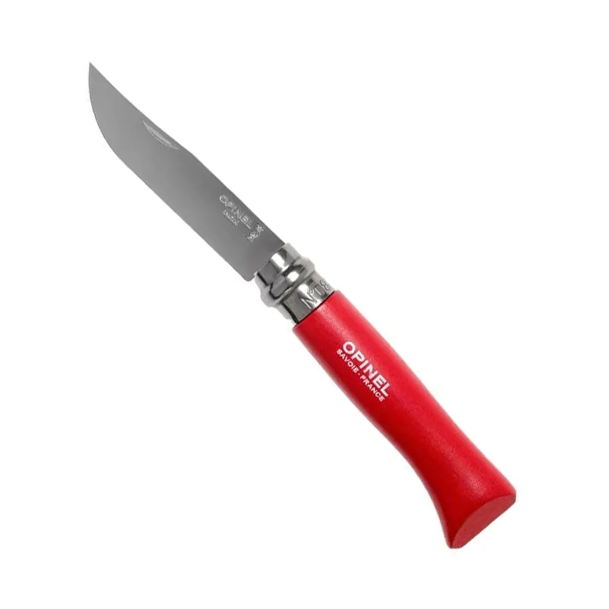 131380-CORTAPLUMAS-OPINEL-N08-BEECH-RED-01 Cortaplumas Opinel N08 Colorama - Rojo - Imagen 1