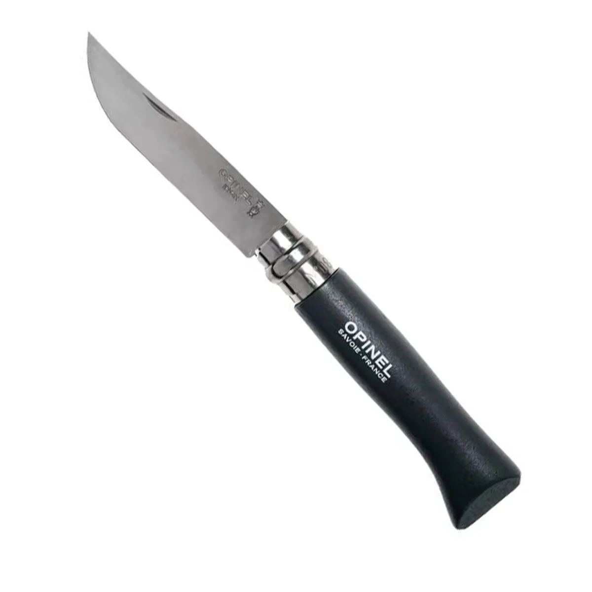 131381-CORTAPLUMAS-OPINEL-N08-BEECH-BLACK-BROWN-01 Cortaplumas Opinel N08 Colorama - Negro - Imagen 1