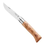 Cortaplumas Opinel N08 Acero Inox y Madera Haya Sport - Ciclismo
