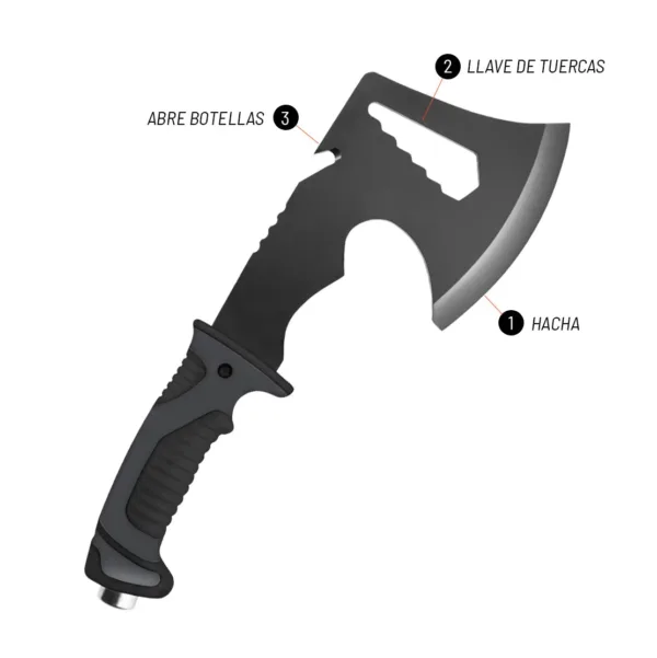 Hacha RESCUE con Funda para Camping - Imagen 2