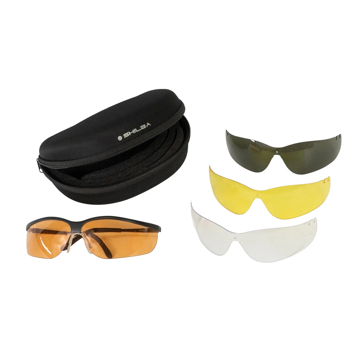 152501-lentes-tiro-shilba-shooter-acero-inox-4-lentes-intercambiables-05 Lentes de Tiro Shilba Shooter de Acero Inoxidable con 4 Lentes Intercambiables - Imagen 1
