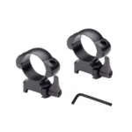 Anillas Shilba Montaje Acero Riel Weaver Picatinny Rifle - Imagen 2