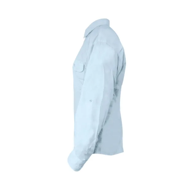 Camisa Supplex Stx Manga Larga Hombre Secado Rápido Celeste - Imagen 2