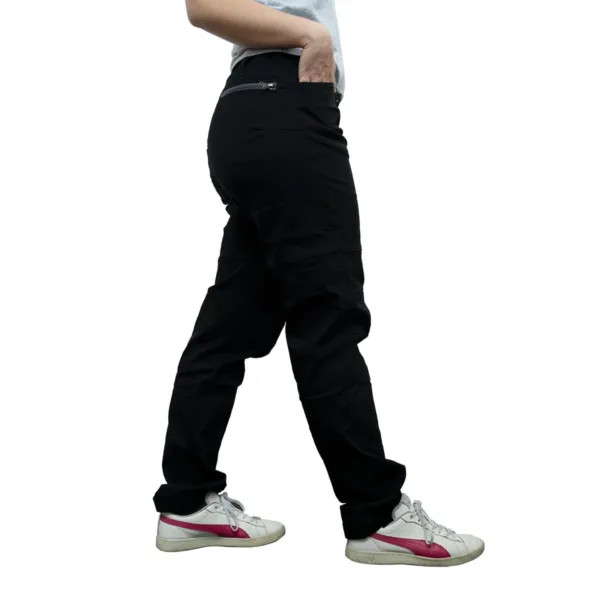 Pantalón Elastizado Mujer Negro - Imagen 2