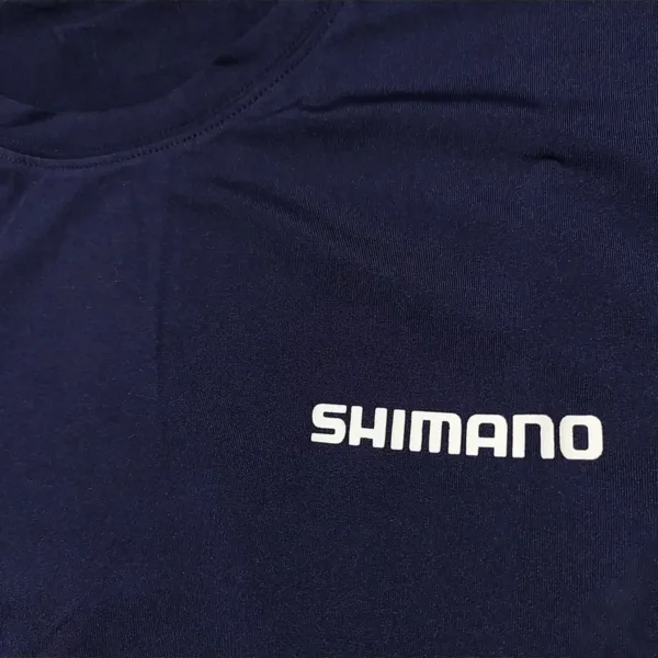 Remera Técnica Manga Larga Shimano Tech Hombre – Azul Oscuro - Imagen 3