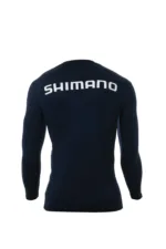 Remera Técnica Manga Larga Shimano Tech Hombre – Azul Oscuro - Imagen 2