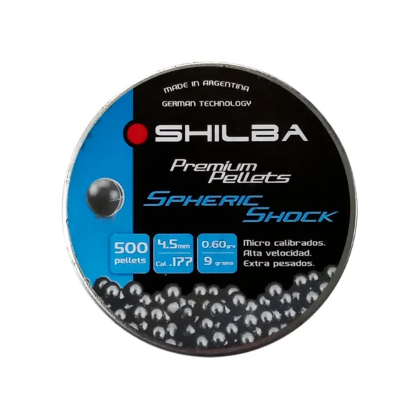 1_0fc6a00f-fd25-4ad0-a094-27124aeaeb3b.jpg Balines Esféricos lata x500 Pellets 4.5mm Aire Comprimido Rifle - Imagen 1