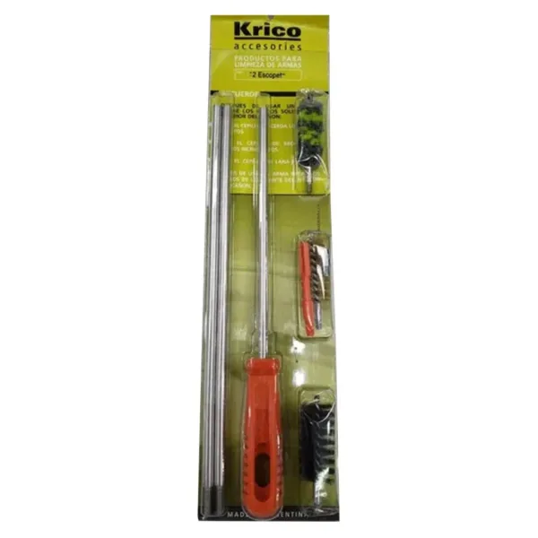 Kit Limpieza Escopeta Calibre 12 Baqueta Inox - Imagen 1