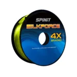 Multifilamento SPINIT Silkforce 4X 100m 20lb x 6 - Amarillo Flúor