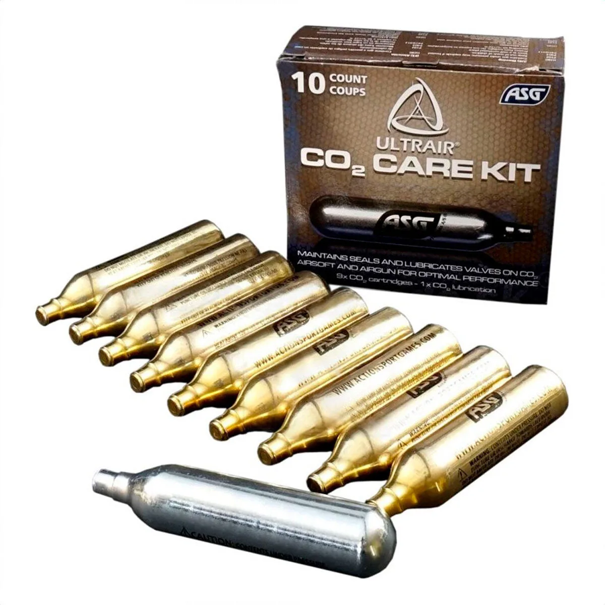 2_18_8176bf2b-102f-494c-b5c8-3461e9138d58.jpg Capsula CO2 12g Ultrair 9 reguladores + 1 lubricante - Imagen 1