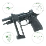 Pistola Co2 FULL METAL BLOWBACK Bersa X9 - Imagen 2