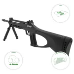 Rifle Co2 Tac A Bb Acero Esféricos 4.5mm Semiauto - Imagen 3