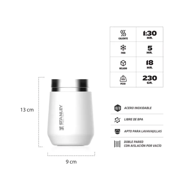 Vaso STANLEY EVERYDAY 295 Ml Polar - Imagen 2