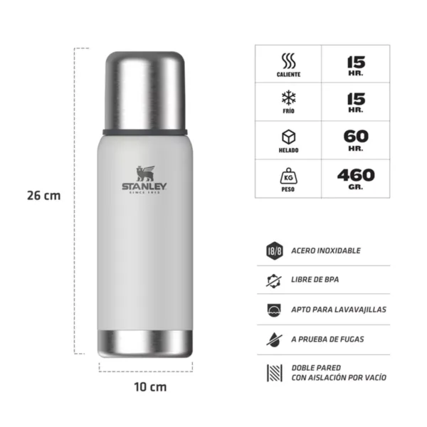 Termo STANLEY ADVENTURE 500 Ml Polar - Imagen 2