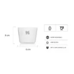 Pocillo  Daybreak Demitasse 65 ml - Blanco - Imagen 4