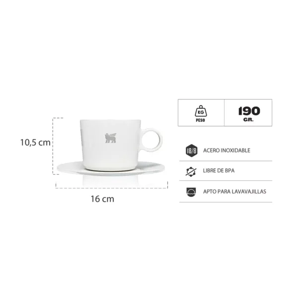 Taza STANLEY Daybreak Cup + Plato - Imagen 3