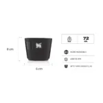 Pocillo  Daybreak Demitasse 65 ml - Negro - Imagen 4