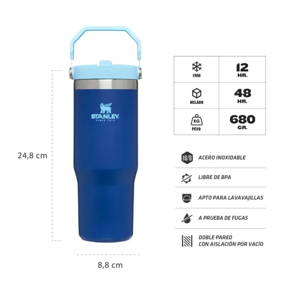 Botella Térmica STANLEY Flip Straw sorbete 887 Ml - Imagen 10