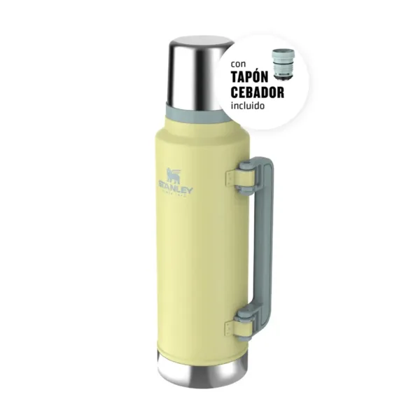 TERMO STANLEY CLASICO ASA PLEGABLE 1.4LT POMELO - Imagen 2