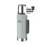 Termo Clásico Con Tapon Cebador 950 ml - Silver