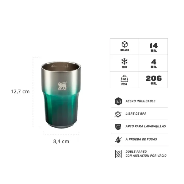Vaso Térmico de Cerveza The Golden Hour 408 ml - Imagen 16