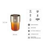 Vaso Térmico de Cerveza The Golden Hour 408 ml - Amber Haze - Imagen 3