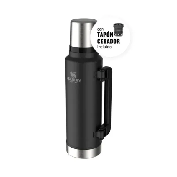 Termo Clasico 1.4 Lt Asa Plegable Acero Inoxidable - Imagen 2
