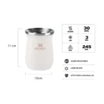 Mate Térmico Stanley Clásico 236 ml - Rose quartz - Imagen 2
