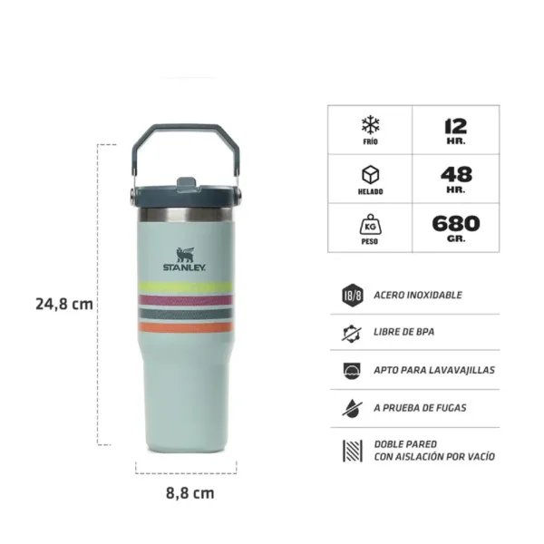 Botella Térmica Flip Straw 887 ml - Imagen 8