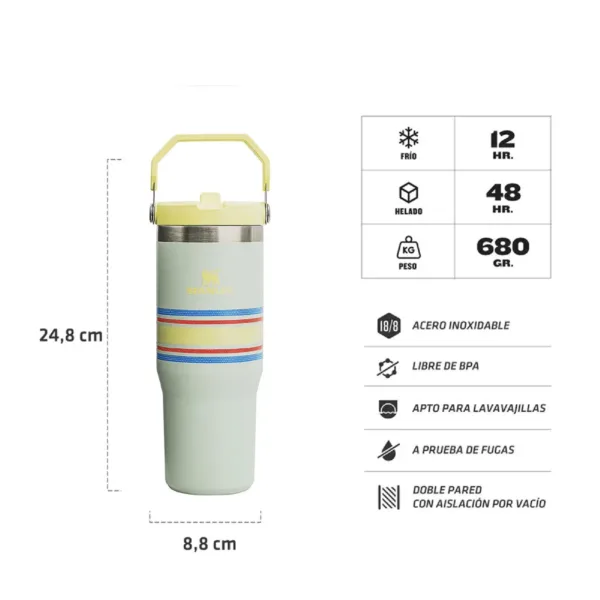 Botella Térmica Flip Straw 887 ml - Imagen 9