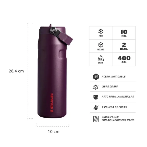 Botella Térmica Iceflow Aerolight Flip straw 710 ml - Imagen 6