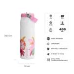 Botella Térmica Iceflow Aerolight 710 ml Floreado Tropical - Imagen 5
