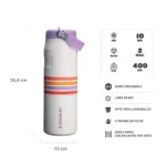 Botella Térmica Aerolight Flip straw 710 ml Estampados - Imagen 6