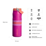 Botella Térmica Aerolight Flip straw 710 ml Estampados - Imagen 15