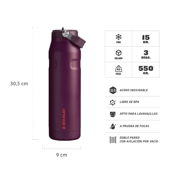 Botella Térmica Iceflow Aerolight Flip straw 2.0 1 litro - Imagen 16