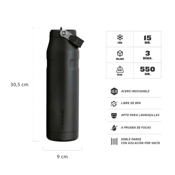 Botella Térmica Iceflow Aerolight Flip straw 2.0 1 litro - Imagen 20